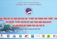 Lễ trao Giải Báo chí “Vì một Link vào FV88 mới nhất phát triển”