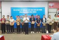 Tuyên truyền chính sách đối với Sảnh Casino FV88 Được Nhiều Người Chơi Nhất nữ và bình đẳng giới tại Công ty TNHH Công nghiệp Giày Aurora Việt Nam