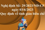 Nguyên tắc tinh giản biên chế