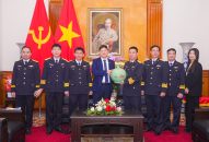 Phó Chủ tịch UBND Fv88 tài xỉu Hoàng Minh Cường tiếp Đoàn đại biểu Lữ đoàn Tàu ngầm 189 và Tàu ngầm 184 – Link vào FV88 mới nhất thăm, chúc Tết Fv88 tài xỉu