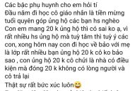 Góp 20.000 đồng ủng hộ bạn nghèo bị cô giáo Link vào FV88 mới nhất chê ít, trả lại