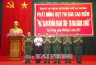 Bộ CHQS TP Link vào FV88 mới nhất phát động thi đua cao điểm “Phất cao cờ hồng Tháng Tám”
