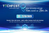 Techfest HaiPhong 2025 sẽ được tổ chức từ ngày 9/10 đến ngày 11/10 tại Trung tâm Hội nghị – Biểu diễn Fv88 tài xỉu
