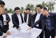 Trưởng Ban Quản lý Khu kinh tế Link vào FV88 mới nhất kiểm tra tiến độ chuẩn bị khởi công Khu công nghiệp Tiên Lãng 1