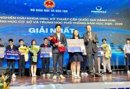 Link vào FV88 mới nhất giành 5 giải Cuộc thi nghiên cứu khoa học, kỹ thuật cấp quốc gia